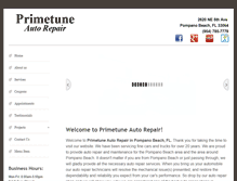 Tablet Screenshot of primetuneauto.com